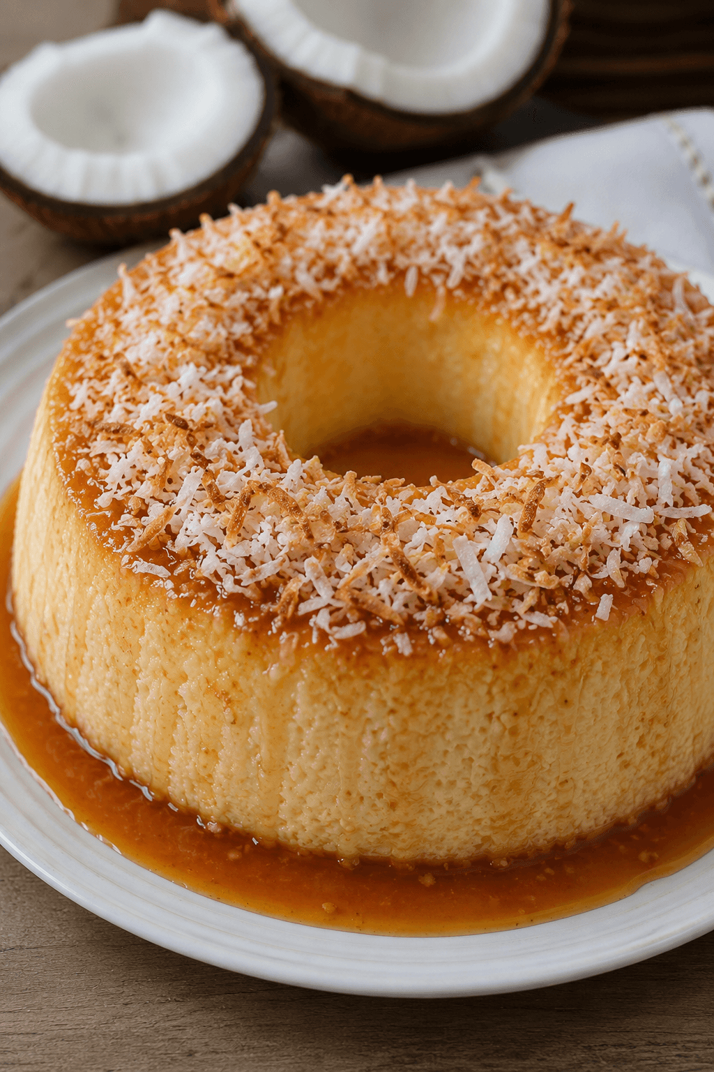 Quesillo de coco