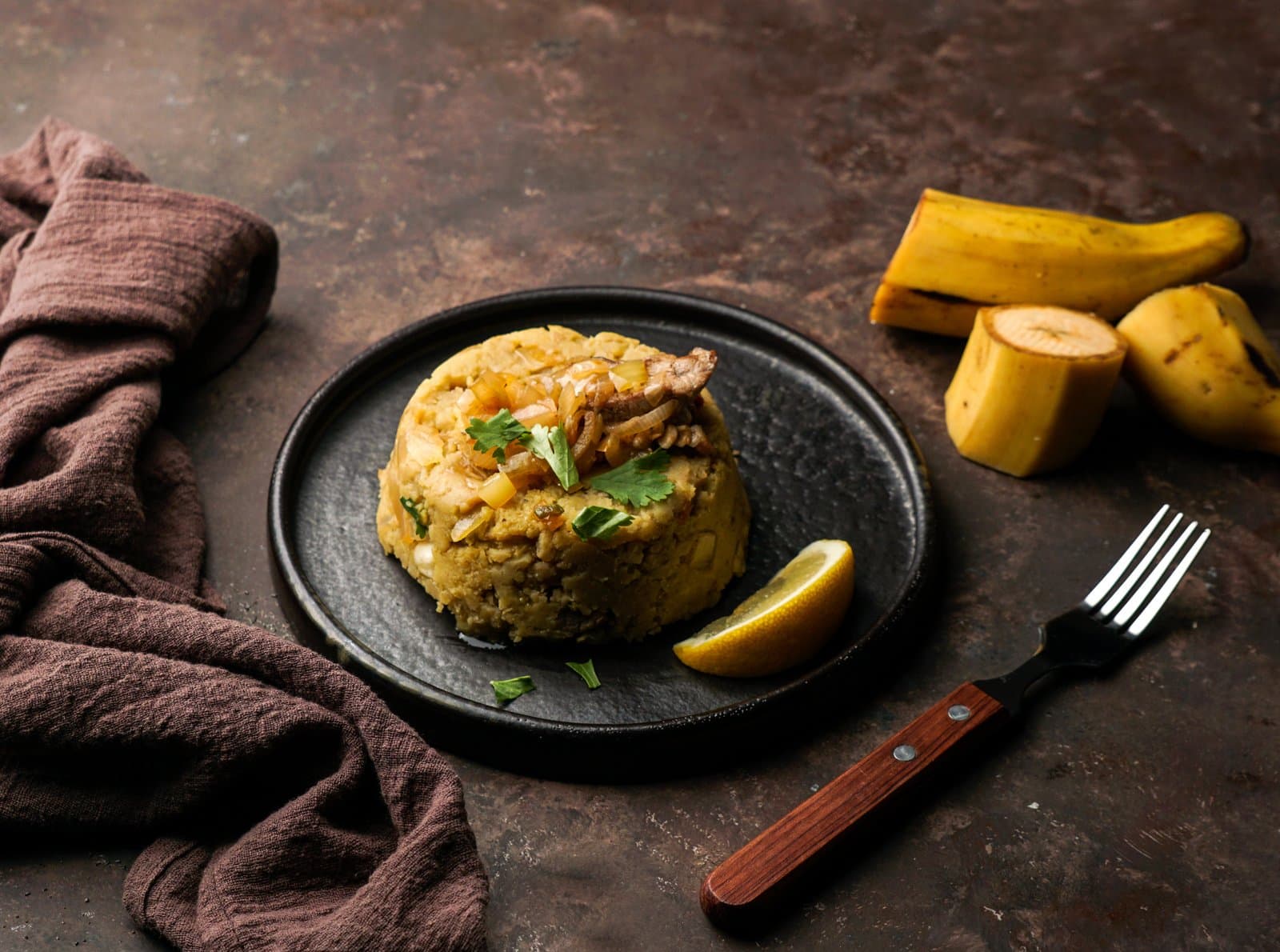 Mofongo Mocano (con chicharrón y ajo)