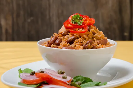 Moro de Habichuelas rojas