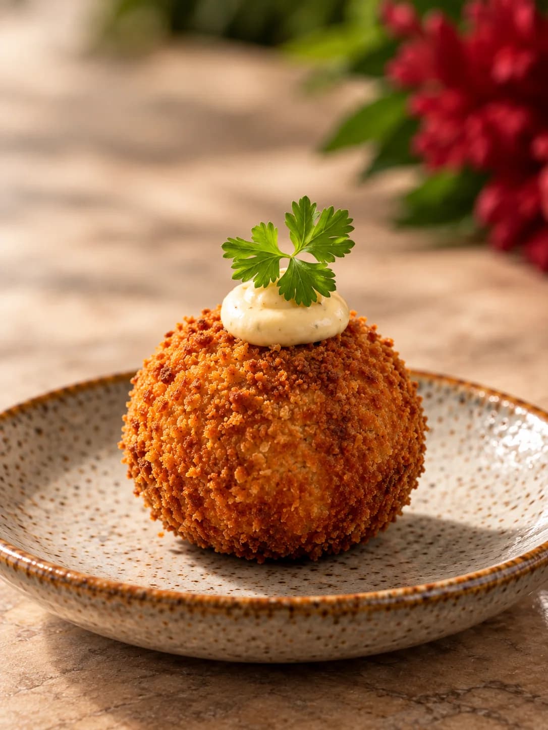 Croqueta Cremosa de Bacalao y Coco
