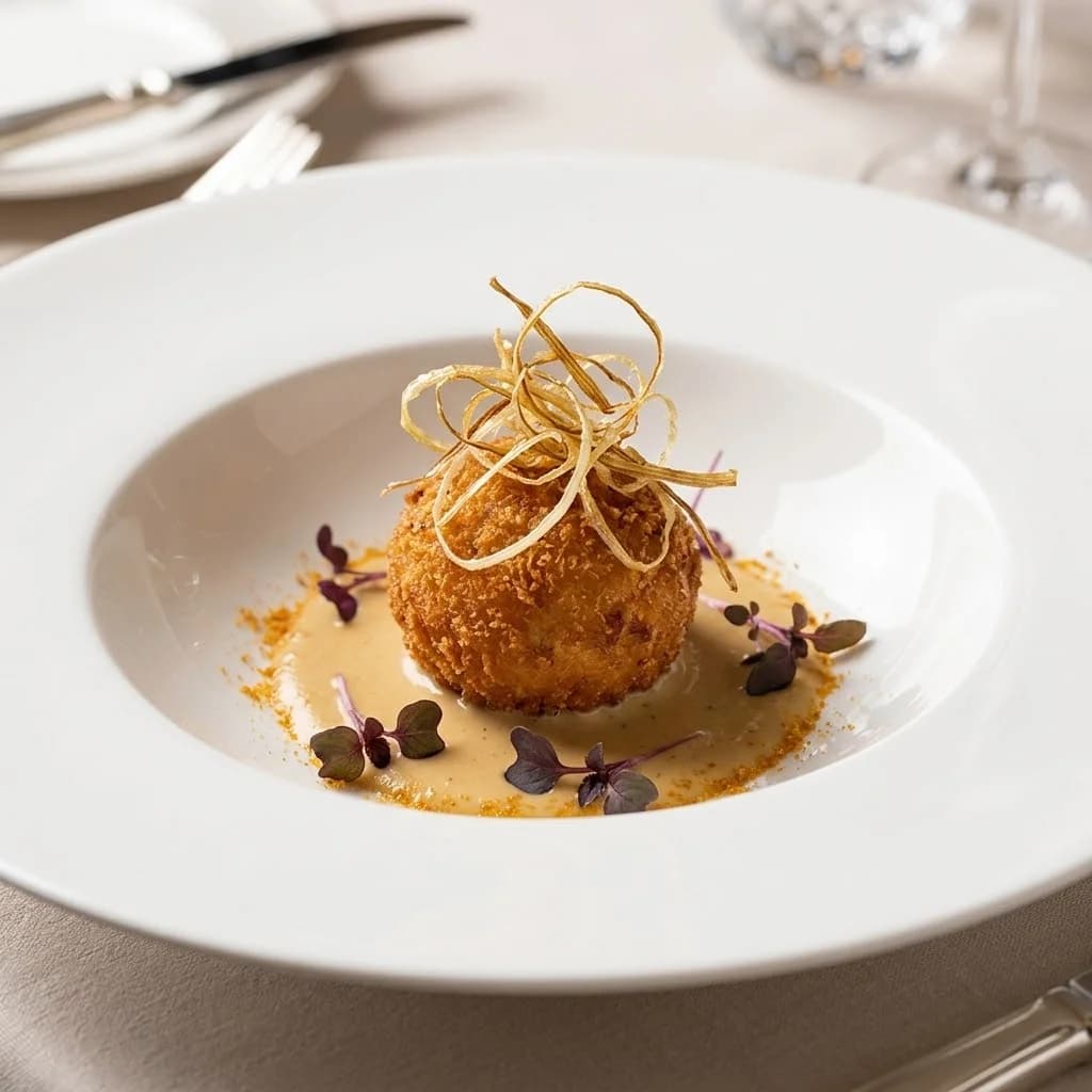 Croquetas de berenjena y curry